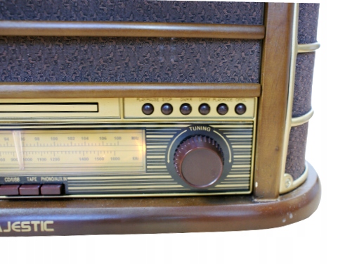 Majestic TT34CD gramofon Encoding Radio CD/MP3 Typ wkładki piezoelektryczna