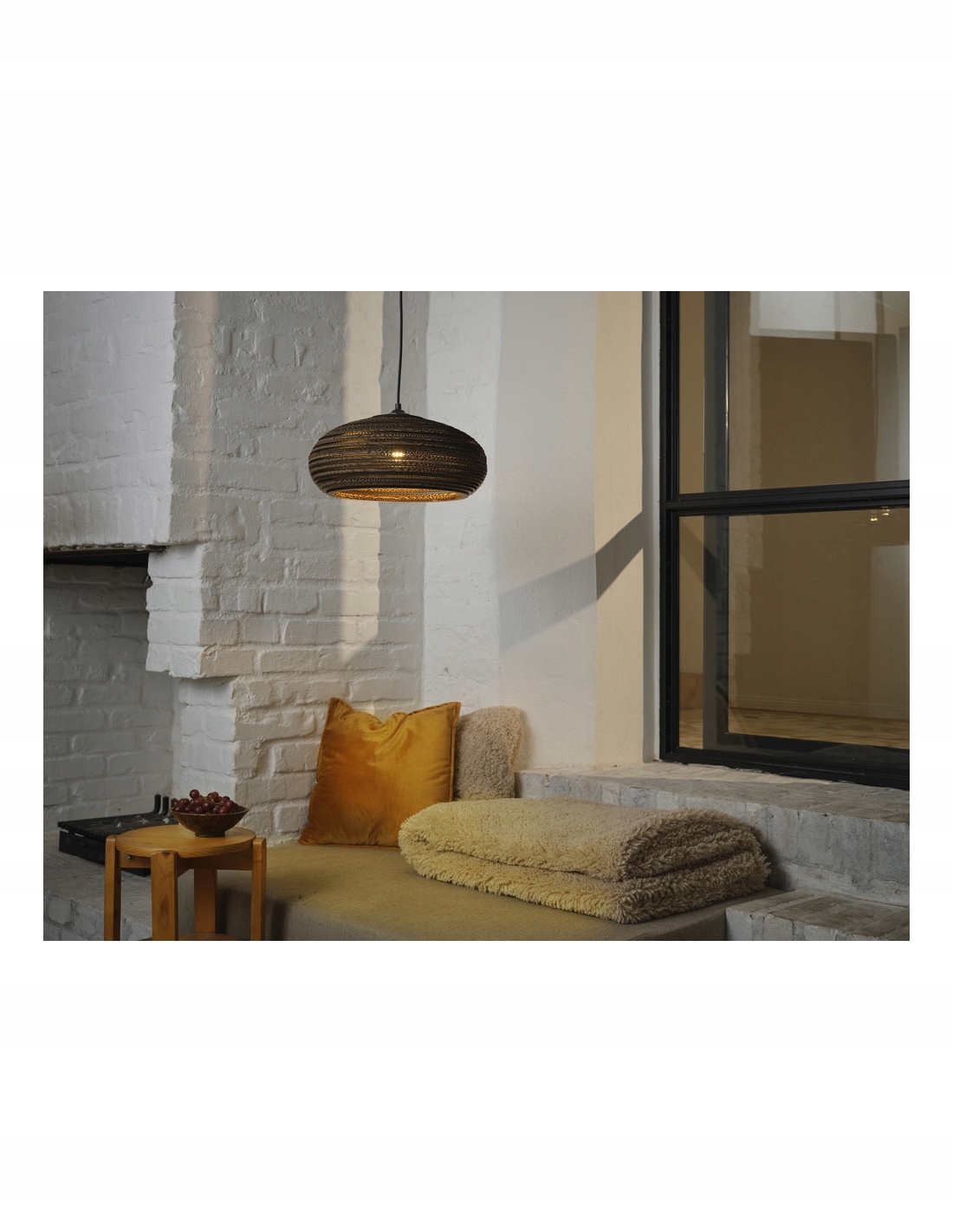 Dekorativní Kartonová Závěsná Lampa E