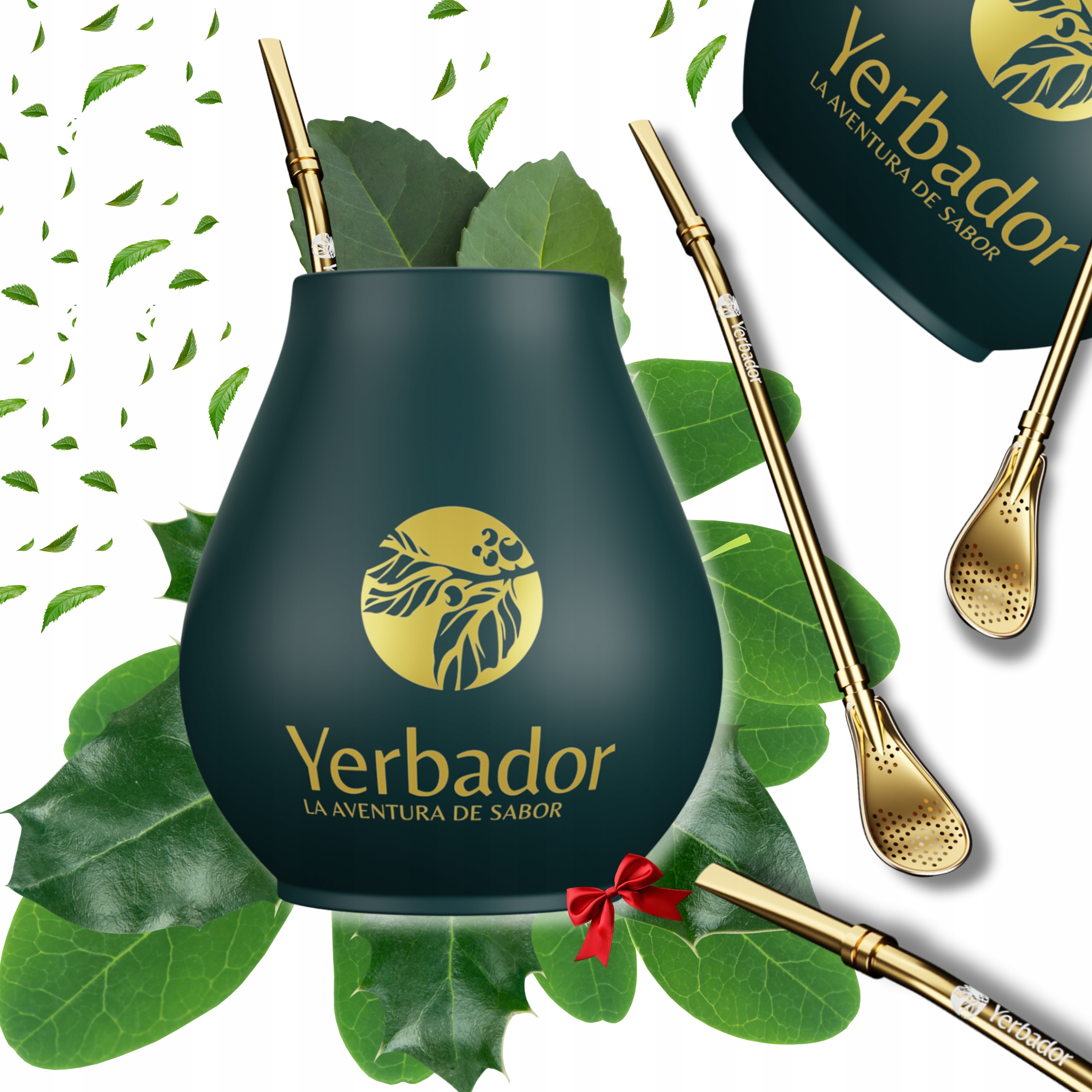 Levně Hrnek na Yerba Mate Yerbador Termální sada Slámka Bombilla Tykva