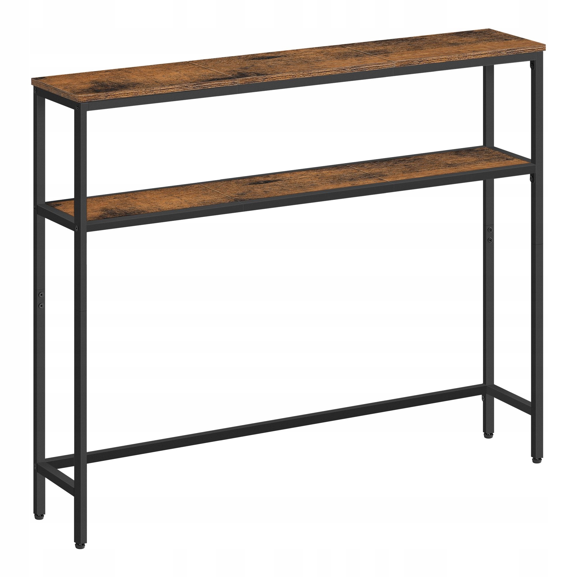 Konzolový Stolek Songmics 100x80x20 cm matná, elegantní v odstínech hnědé