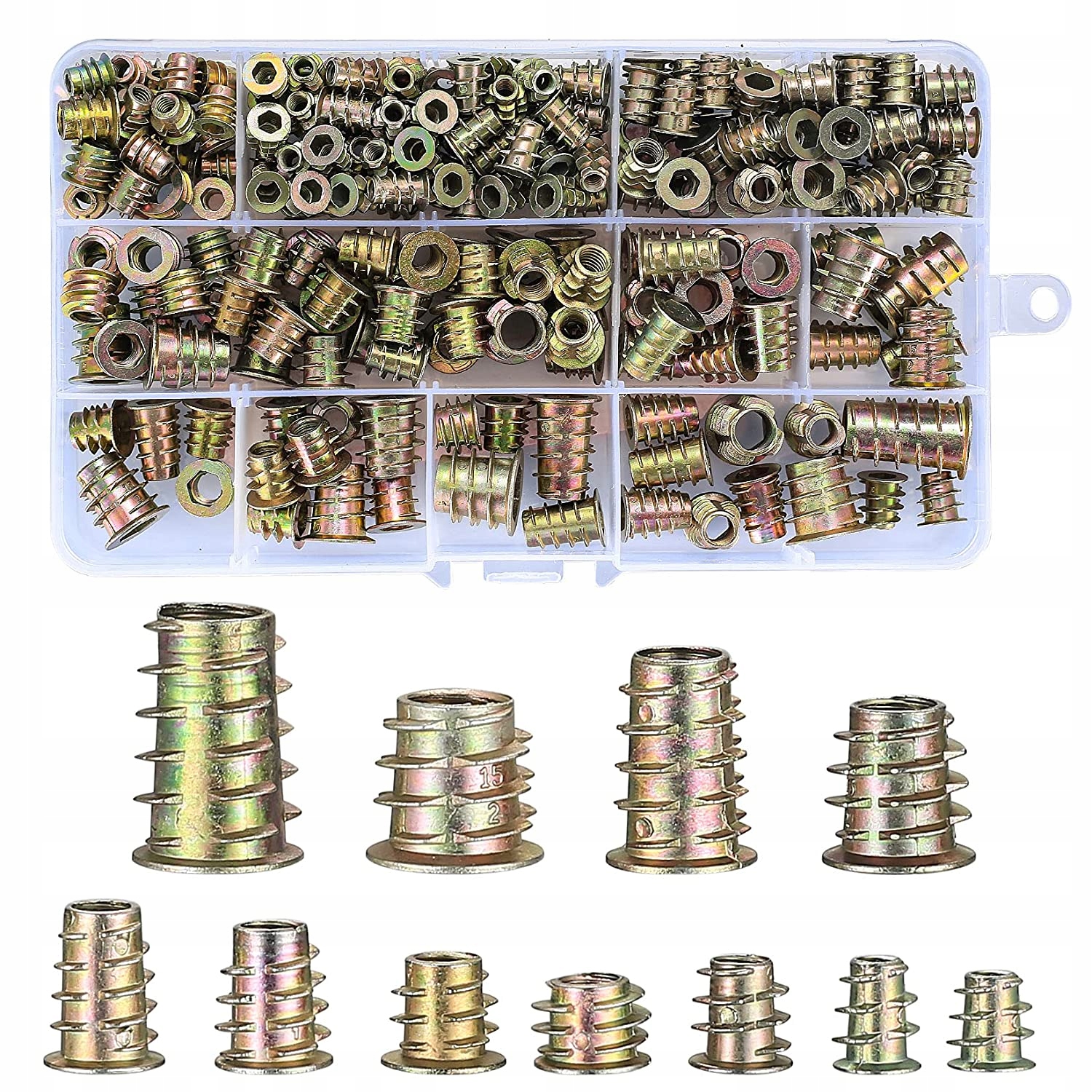 

Mufa Dwugwintowa Wkręt Do Drewna M4/M5/M6/M8/M10