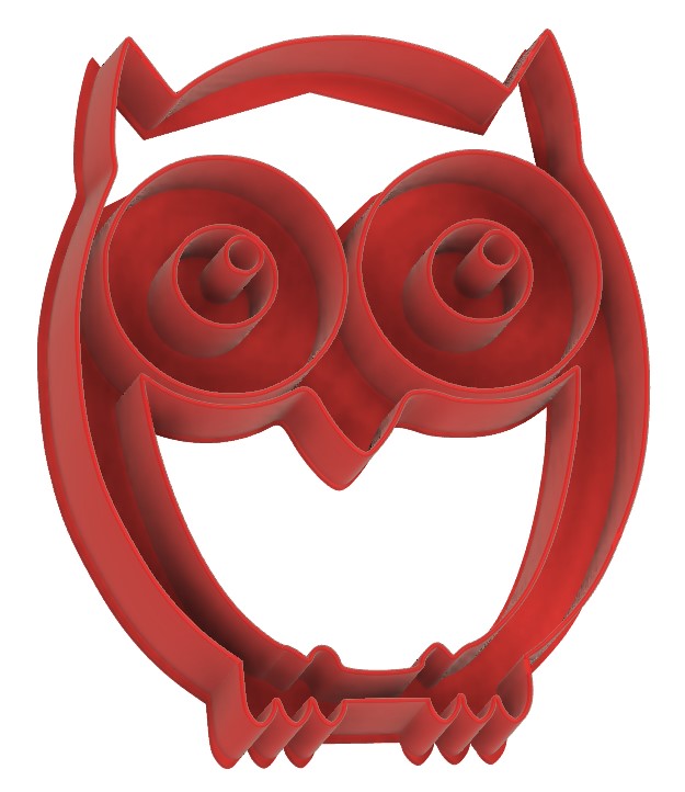 

Foremka wykrawacz ciastek pierników sowa XL 10cm