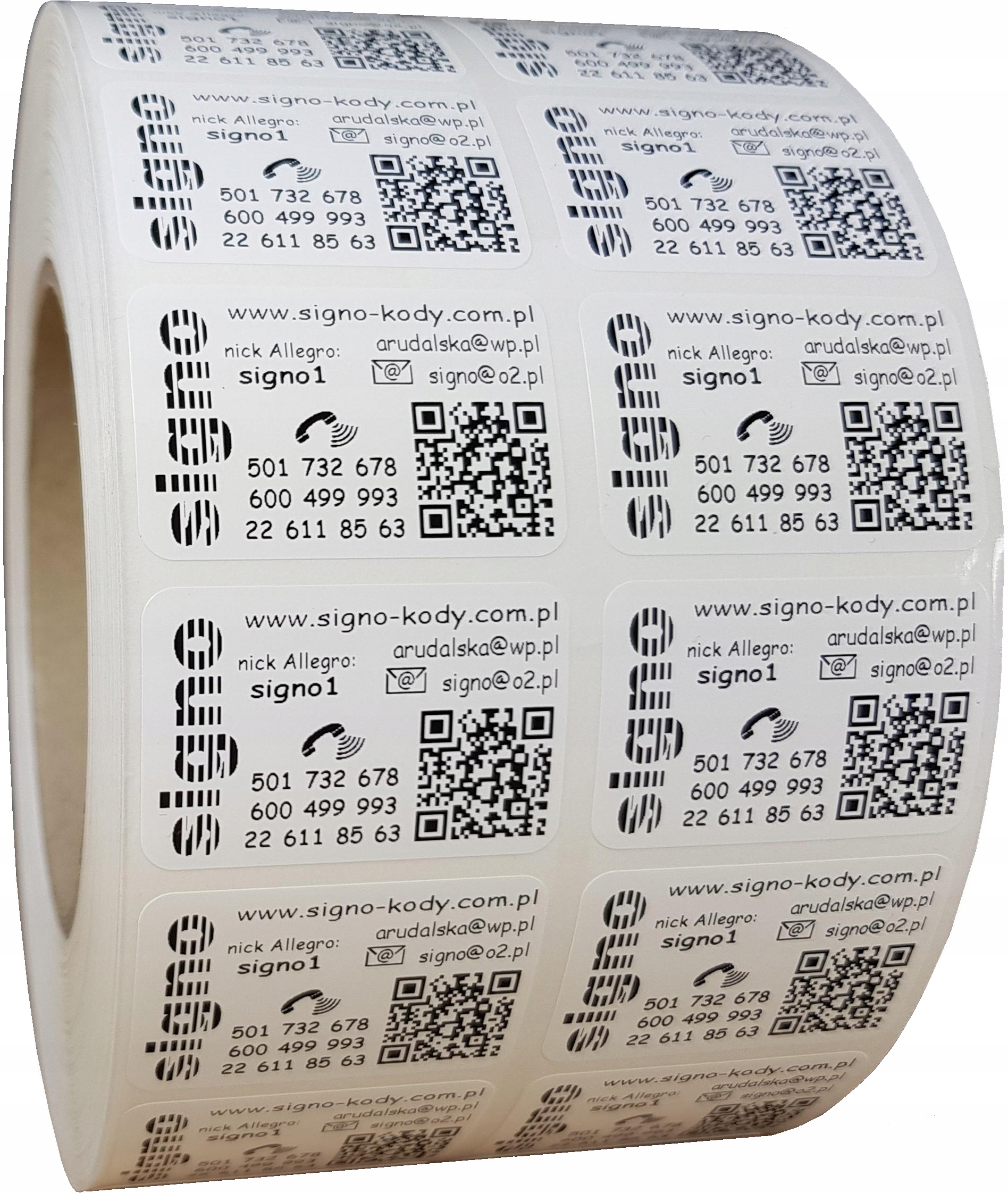 

naklejki wodoodporne 38x25mm mocne trwałe nadruk
