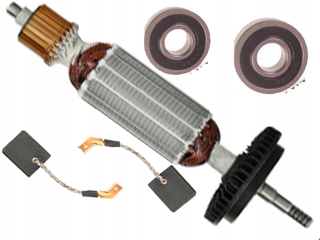 Rotor Arbortech Allsaw AS175 As 175 A S 1 7 5 ložiskové kartáče