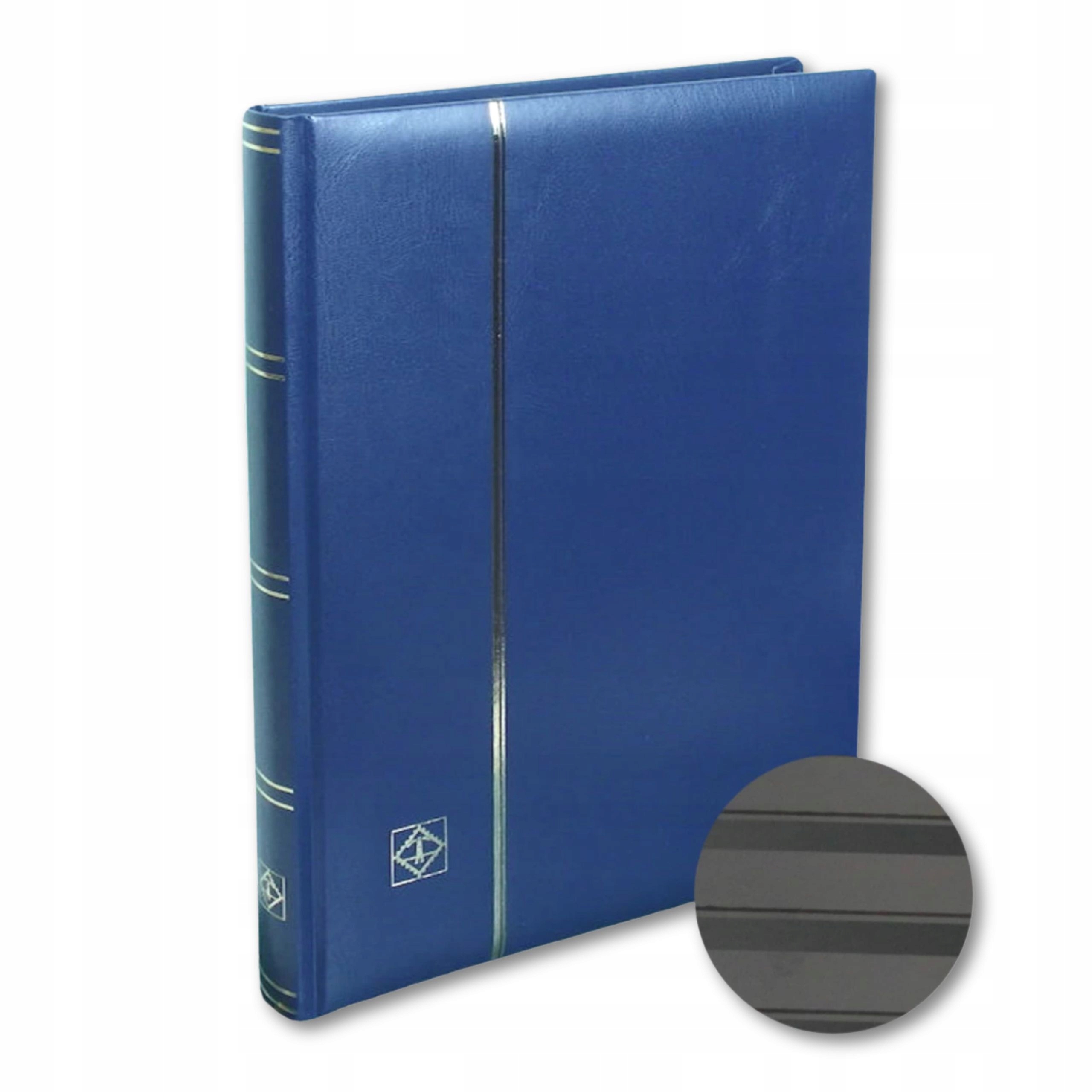 Klaser na známky A4 32 černé strany Comfort Leuchtturm Grantový pohodlný