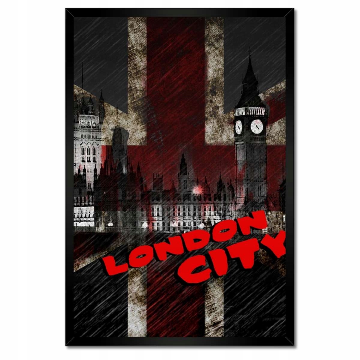Plakáty v rámu 40x60 London City Londýn Anglie
