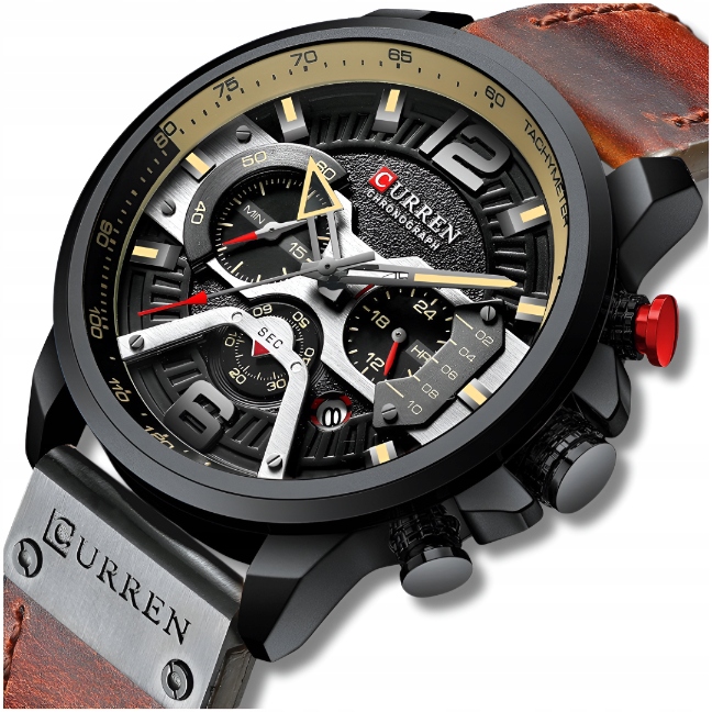Pánské Hodinky Curren Elegantní Klasický Chronograf Datumovka 5 Barev