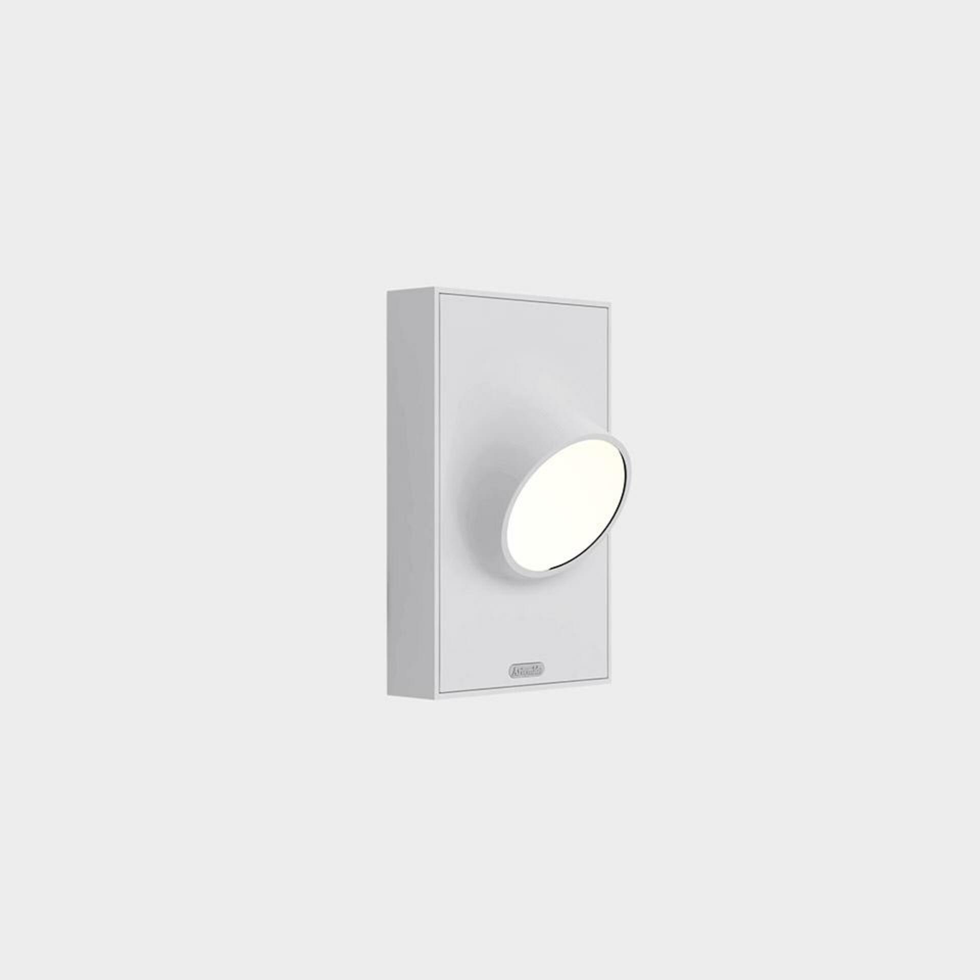 Artemide Ciclope nástenné Led svietidlo šedá/biela IP65 6,5W 3000K