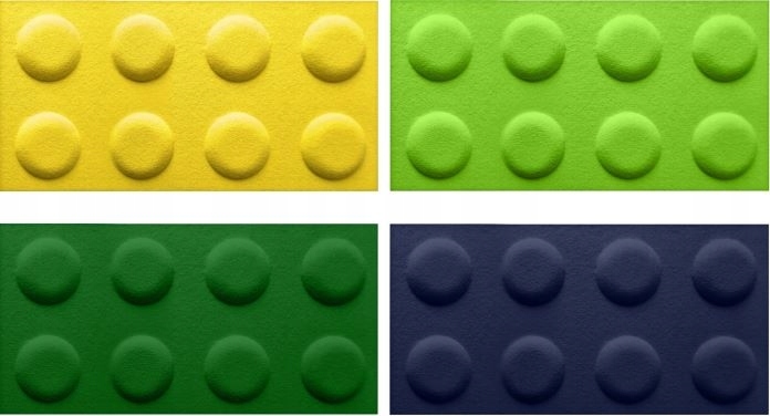 PANELE ŚCIENNE KLOCKI 60X30 FILCOWE MIĘKKIE SOFT 6 Szerokość mebla 60 cm