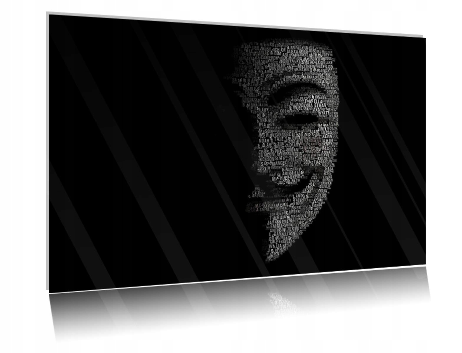 

Obraz szklany na szkle Anonymous 02 80x60