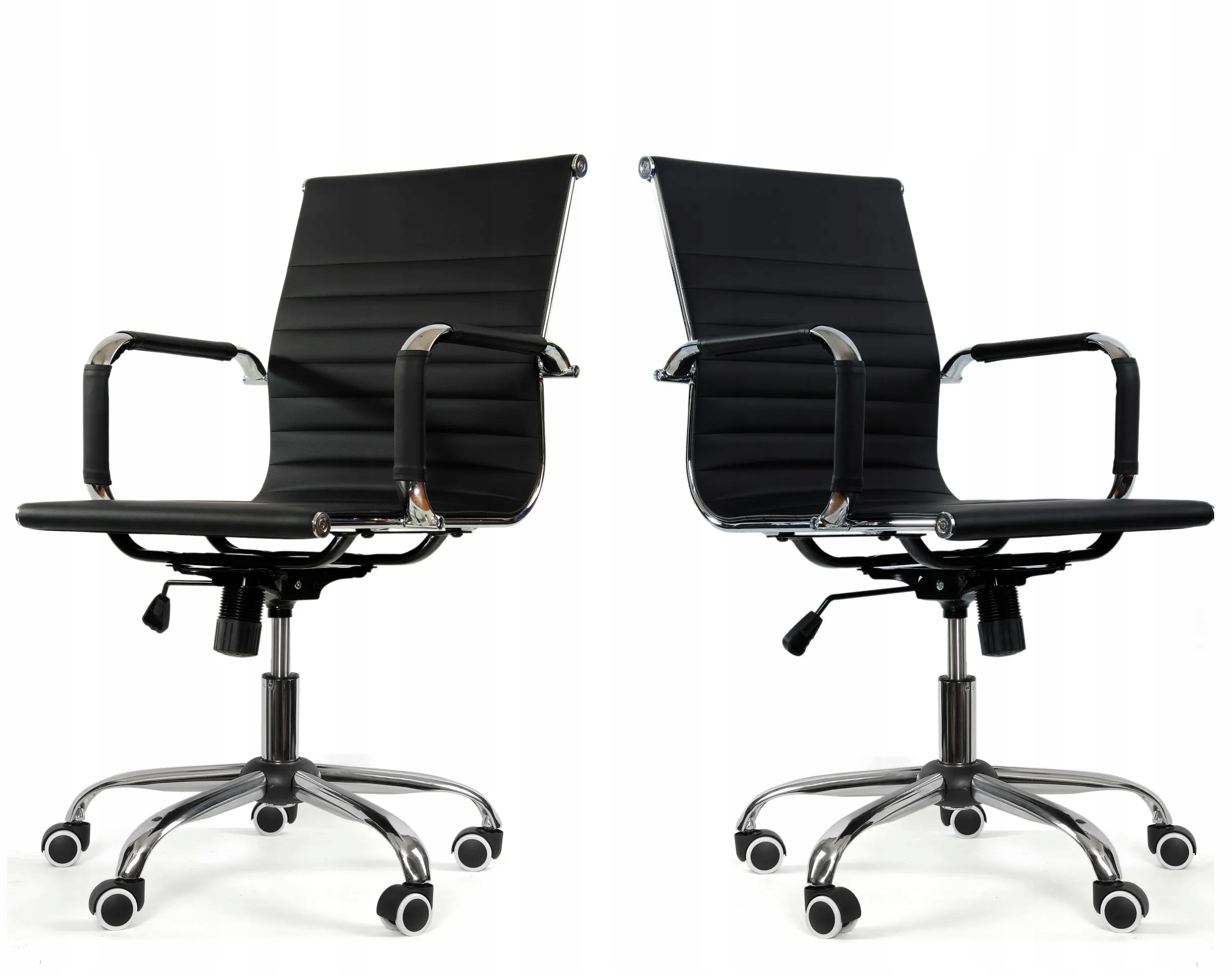 Sesto Senso Set 2ks – ergonomická kancelářská židle, model DH102, černá