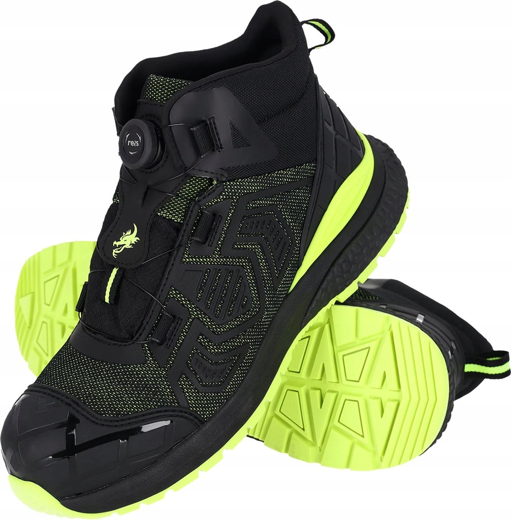 Buty robocze trzewiki ochronne system wiązań kevlar kompozyt S1PS Tang