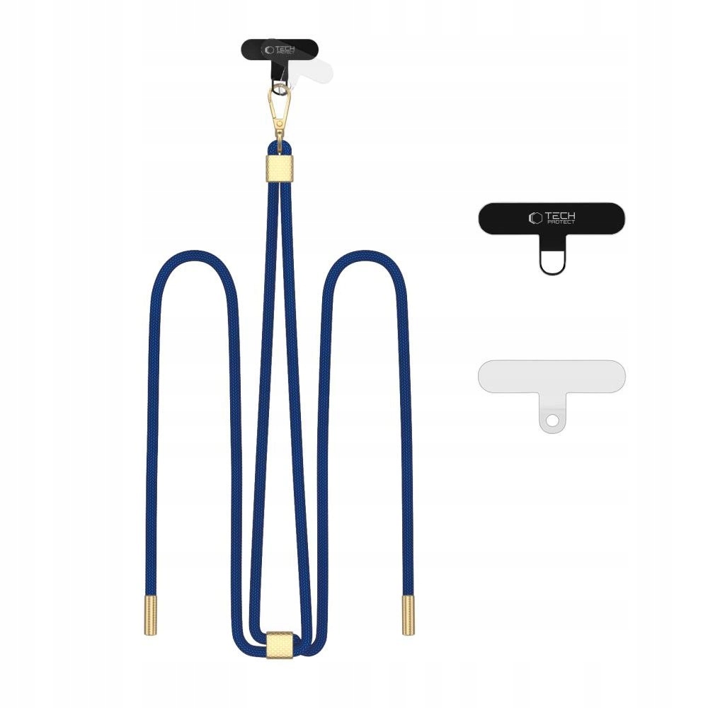 Smycz Tech-Protect C2S Rope Crossbody Strap granatowy