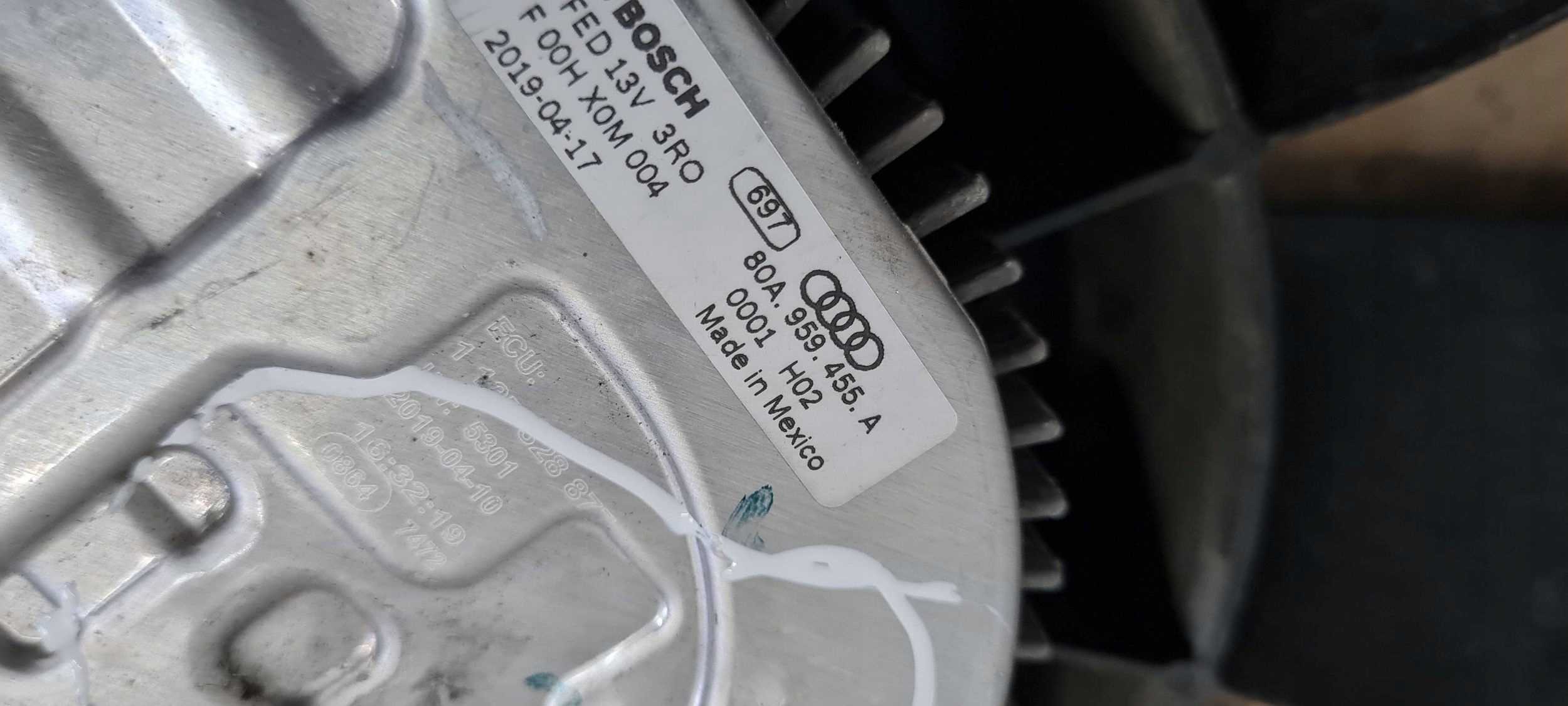 SQ5 80A Q5 ventilátor chladiče 3.0 TFSI 80A959455A
