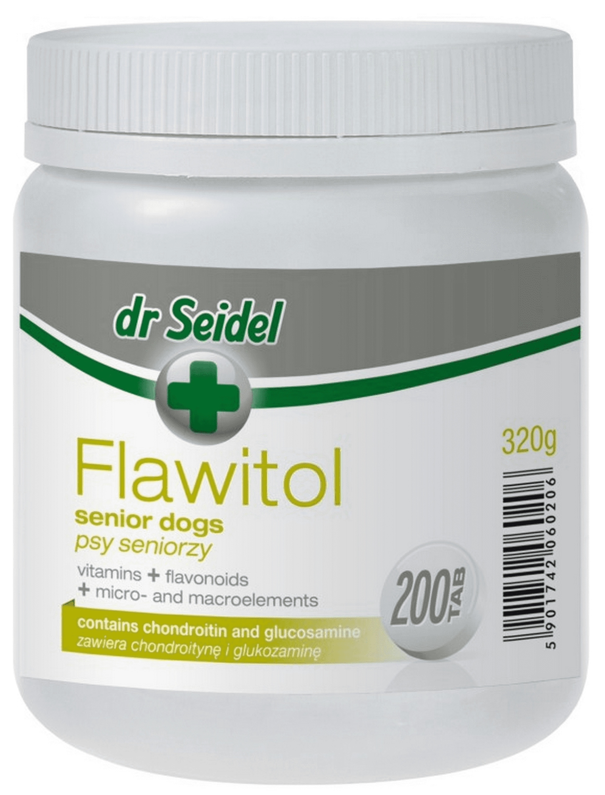 Levně Dr Seidel Flawitol 200tabl. Pes Senior