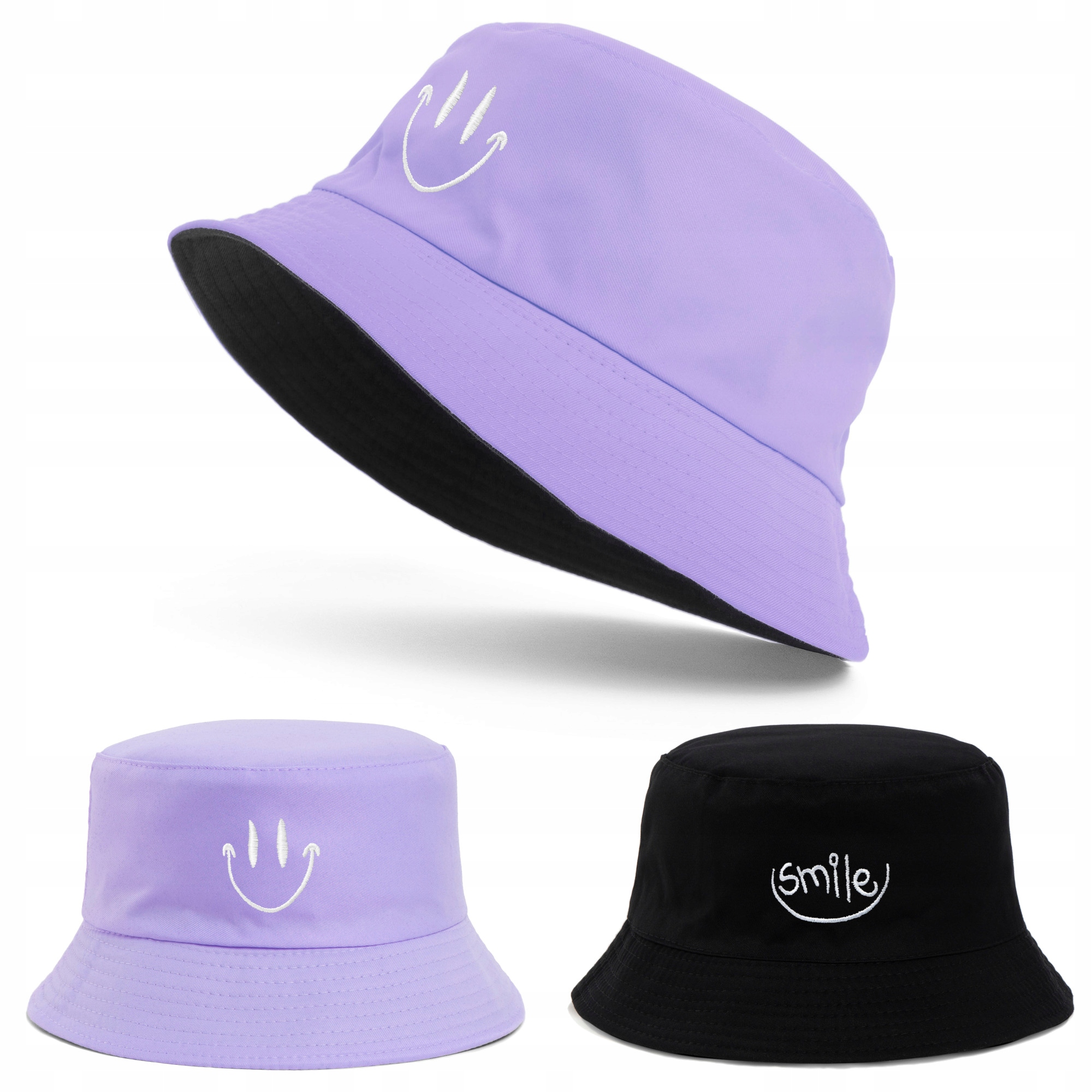 

Kapelusz Czapka Rybacka Bucket Hat Dwustronny 2w1