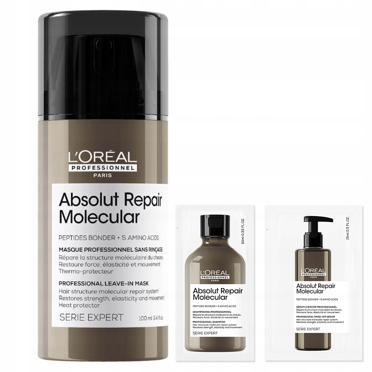 Loreal Absolut Repair Molecular maska na poškozené vlasy 100 ml