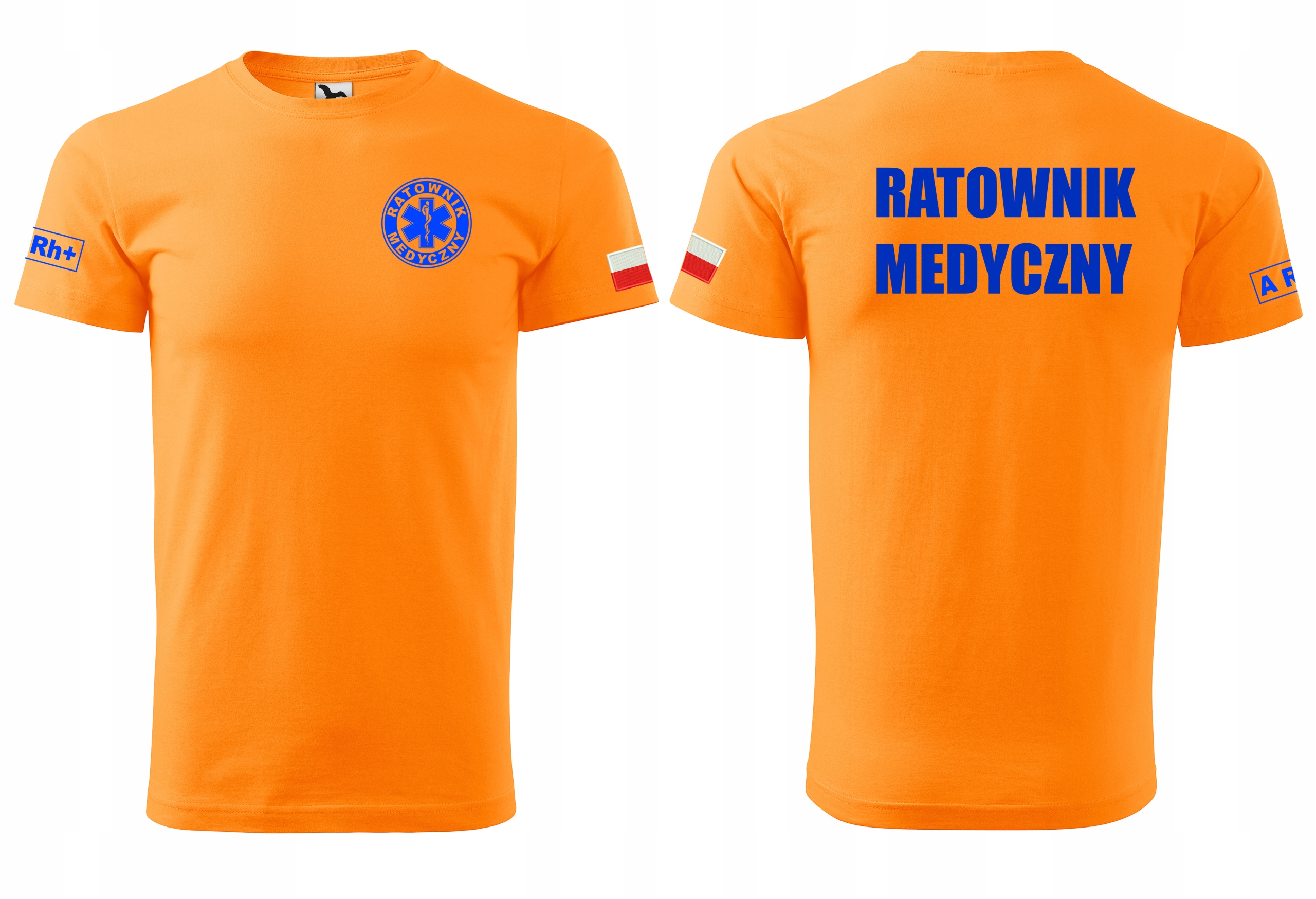 

Koszulka Ratownik Medyczny Flaga Pl Grupa Krwi S