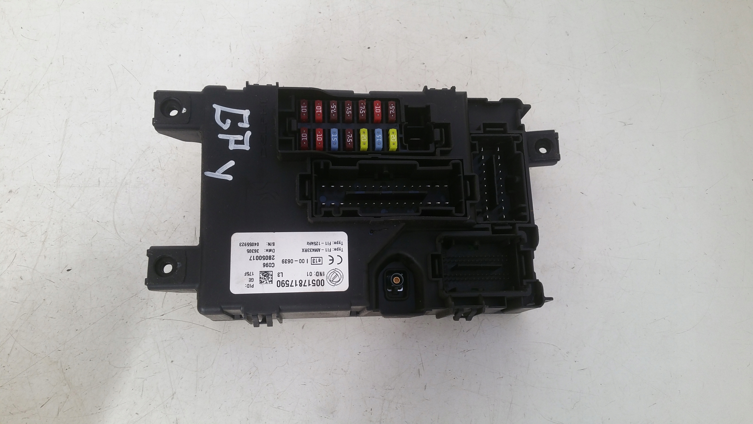 modulo BSI 00517817590 Fiat Grande Punto