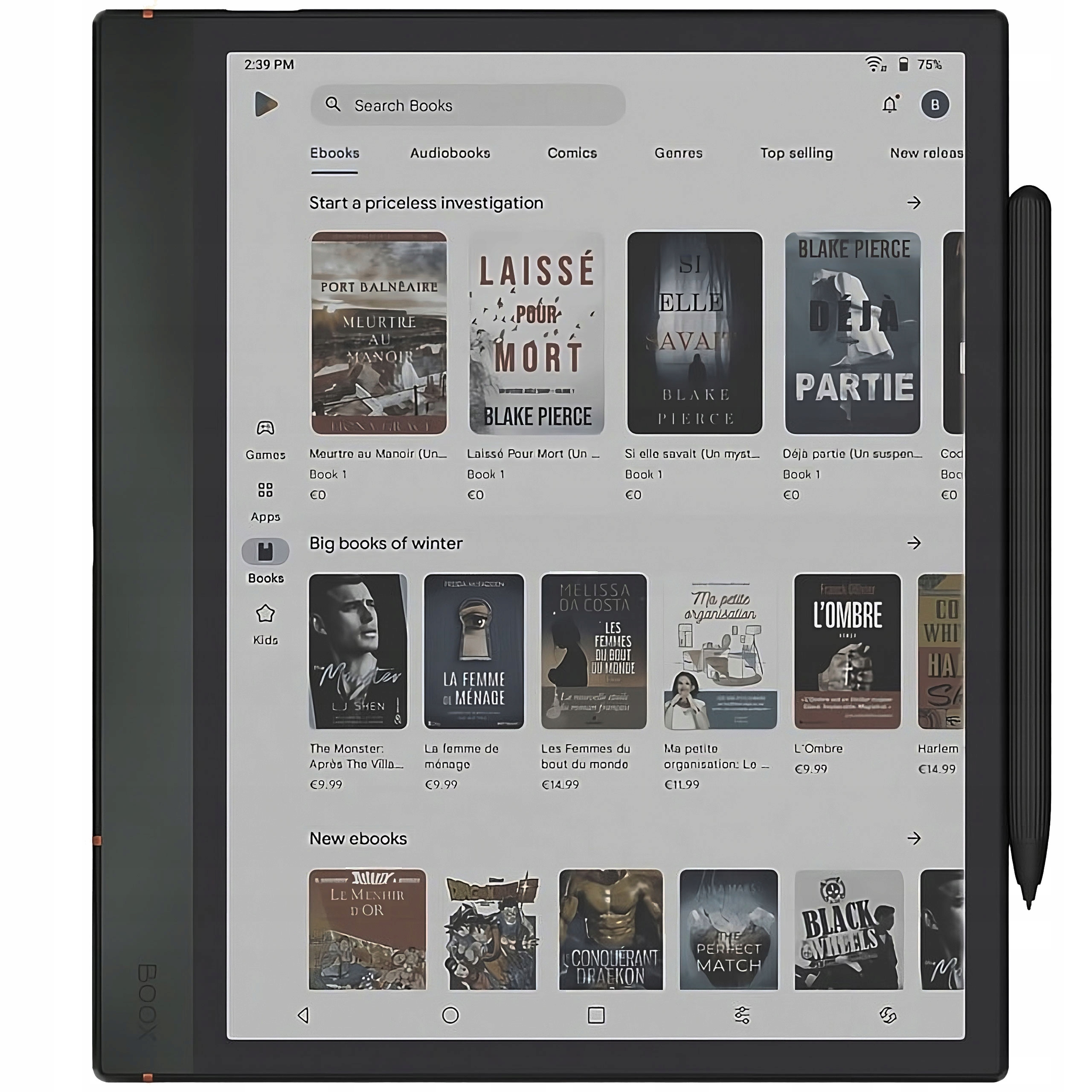 Čtečka Onyx Boox Note Air 4C 64 Gb 10,3" černá