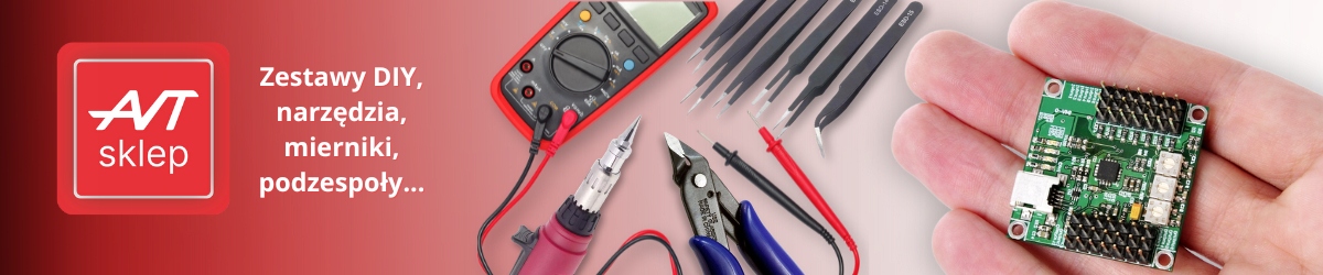 Termometr z wyświetlaczem LED, AVT3122 PCB+ uP Producent AVT