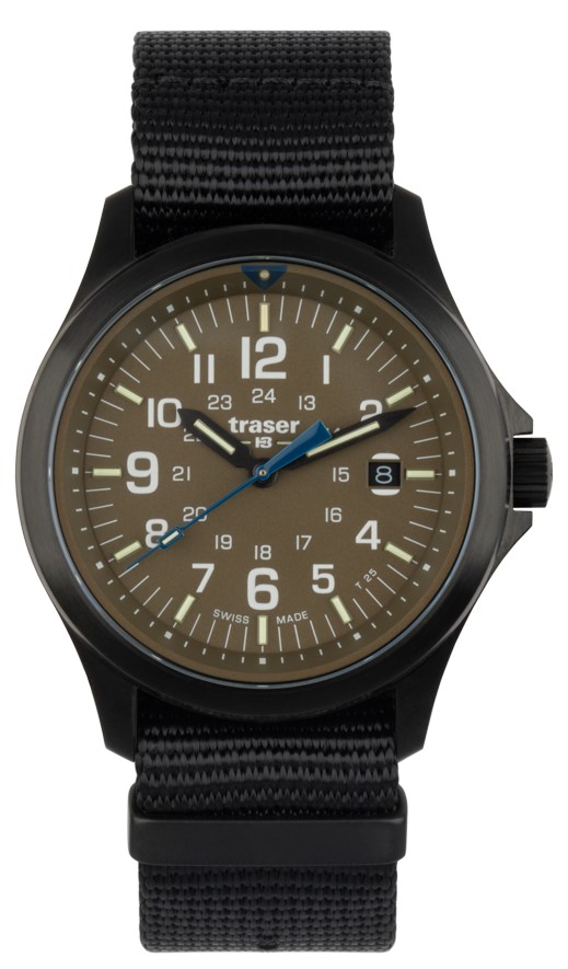 Nové Originální Pánské Hodinky Traser TS-111075 Khaki P67 gravírování data