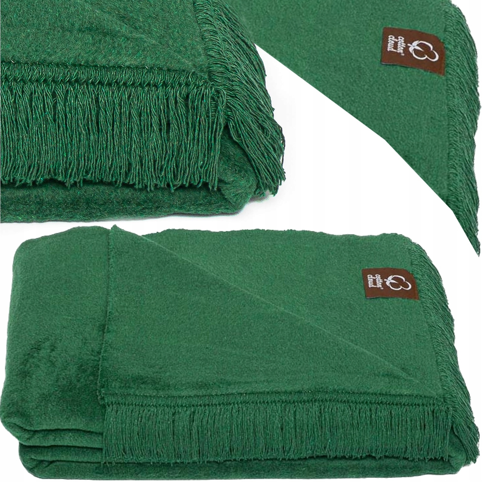 Deka Přehoz Na Postel Gauč Pled Měkký Teplý Různé Barvy 150X200 Green