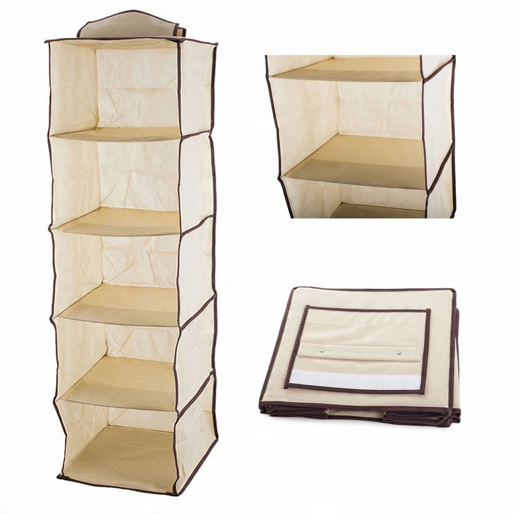 

Organizer Do Szafy Wisząca Półka Z 5 Półkami 100cm