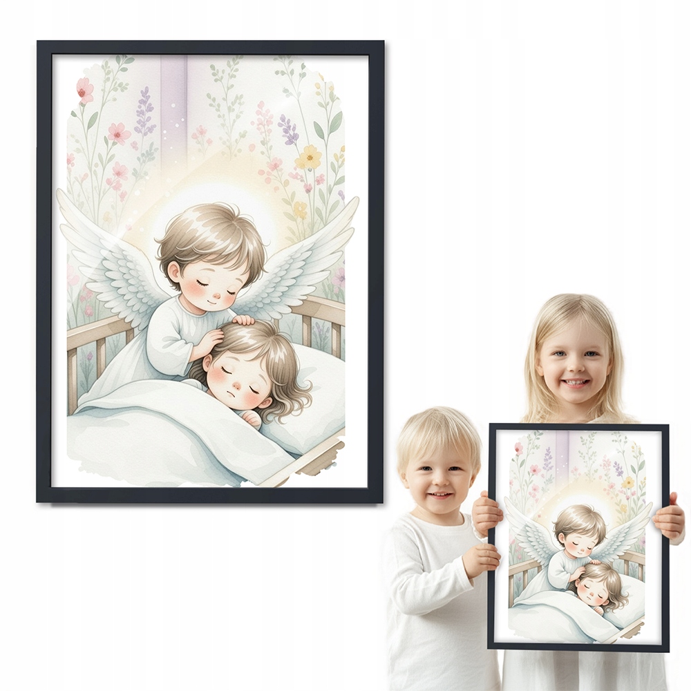 Obraz Křest Svatý Pro Dívku černý rámeček 50x70 jako dárek