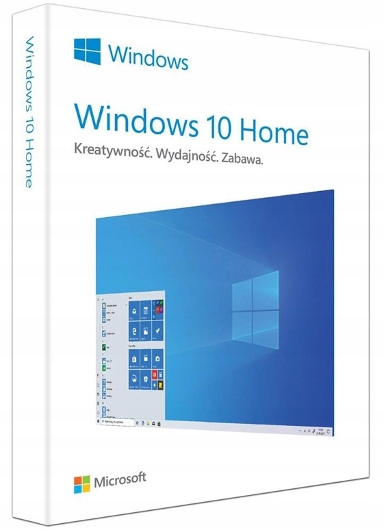 Microsoft Windows 10 Home Pl 32 64bit Box Usb Rs Sklep Komputerowy Allegro Pl