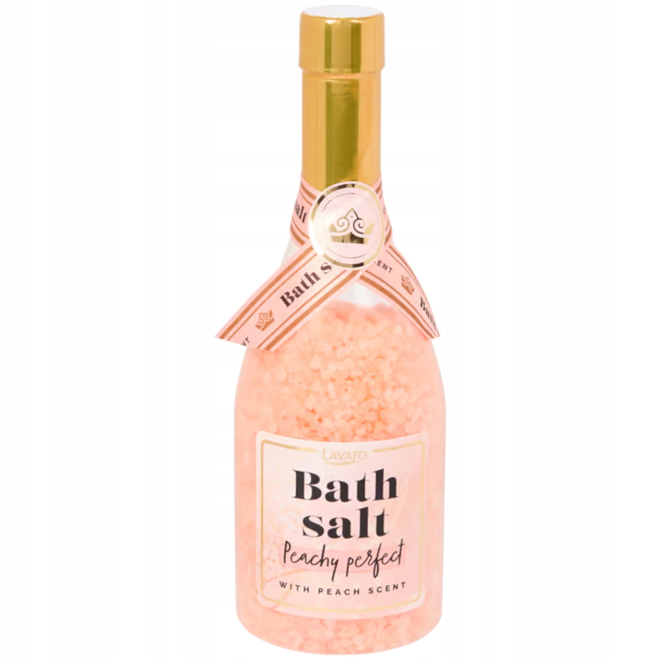 SÓL DO KĄPIELI GLAMOUR RÓŻOWA SZAMPAN BRZOSKWINIA 250g - Luksusowy relaks