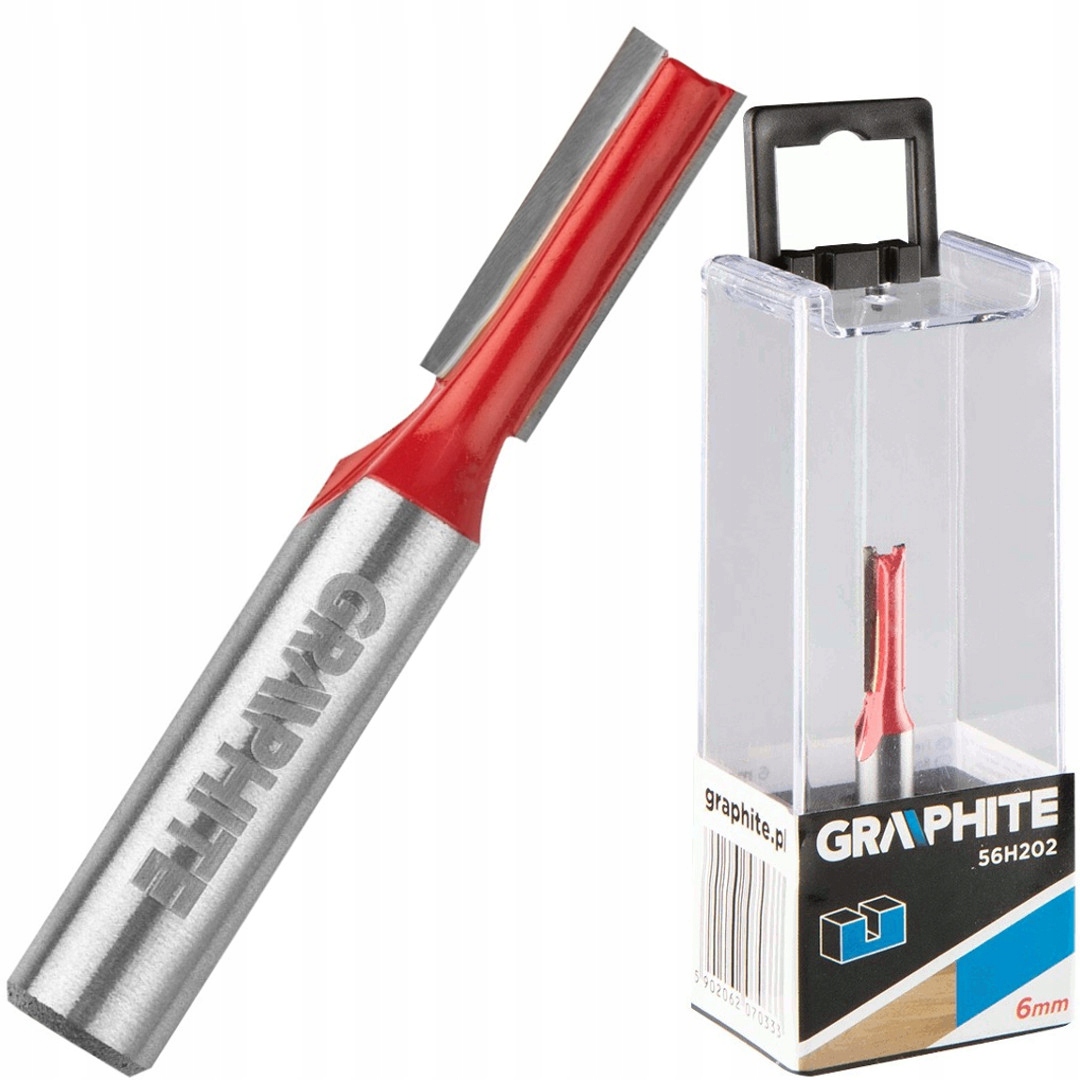 

Graphite Frez Prosty Do Drewna Rowków 6mm 56H202