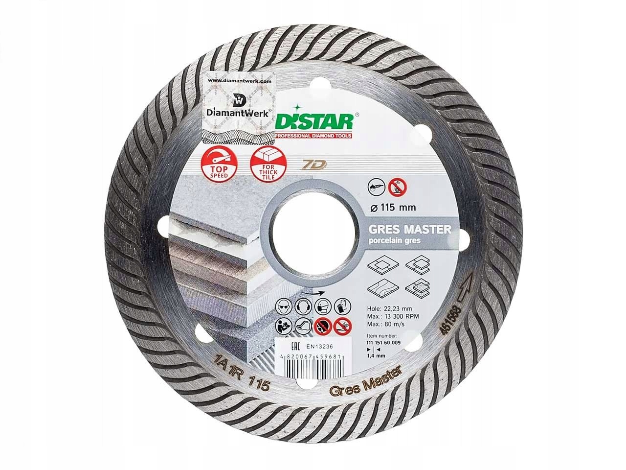 

Distar Gres Master 115 Tarcza Do Cięcia 90 45