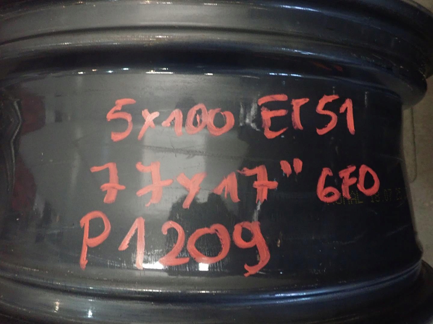 disk disk SEAT 5x100 ET51 7J 17" 6F0