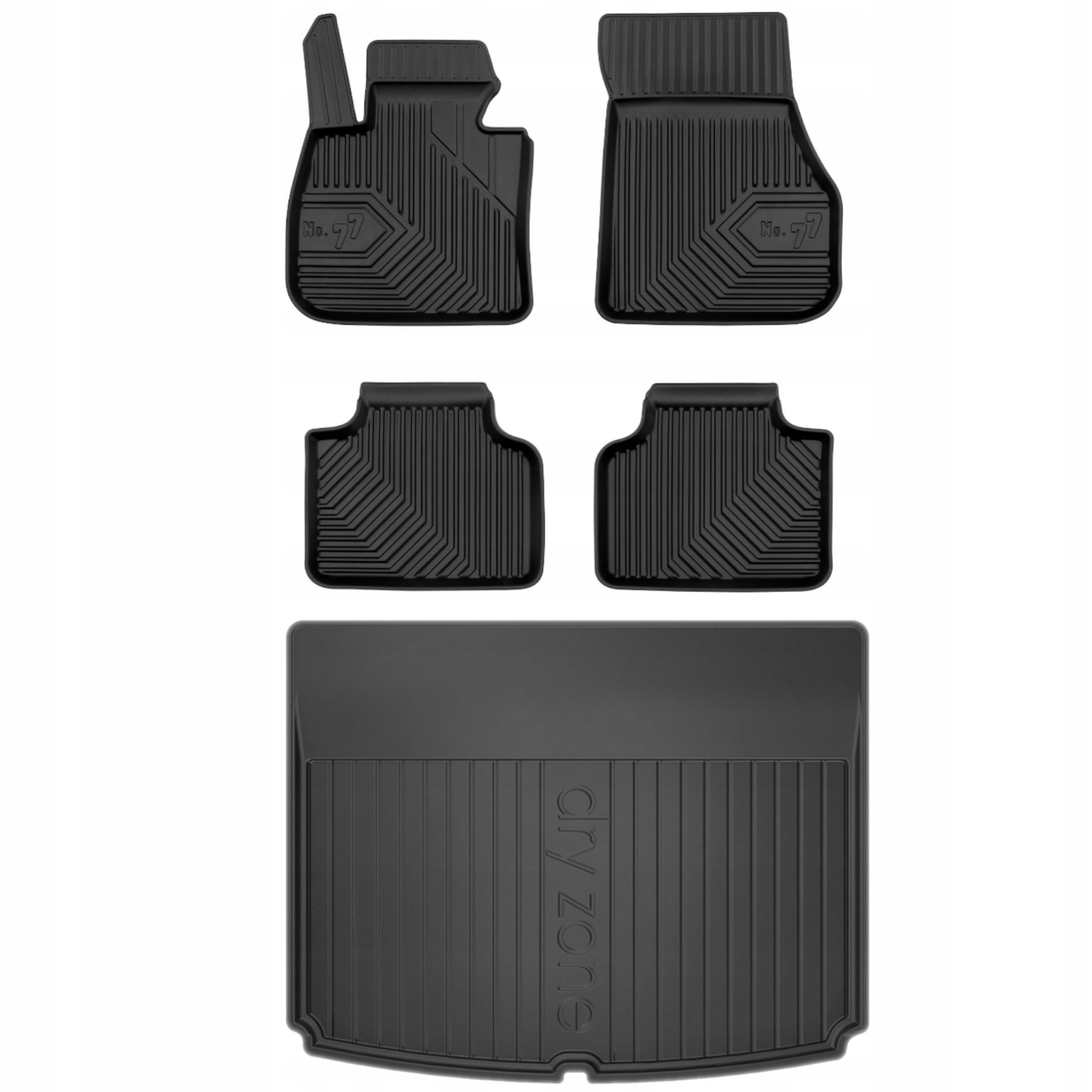 Килимки Фрогум резинові 77407909 4 el. + Килимок до багажника Фрогум гума Dz549314