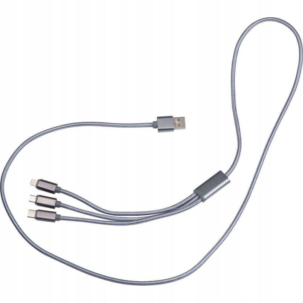 Długi kabel 3 w 1 120 cm