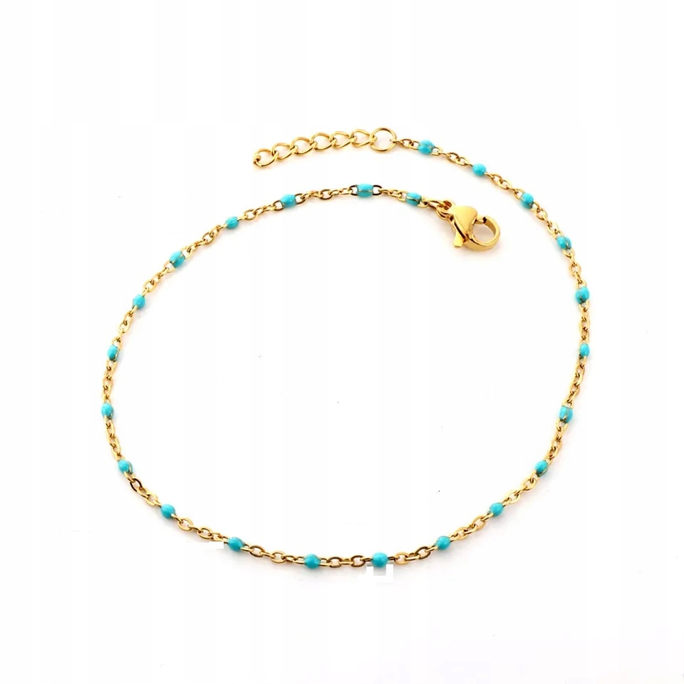 

Bransoletka Na Nogę Złota Stal Chirurgiczna