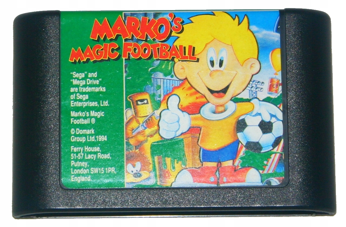 Marko's Magic Football gra na Sega Mega Drive. Platforma Sega Megadrive