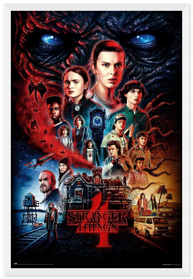 Plakat Stranger Things Vecna's 61x91,5 oryginalny 13614324982