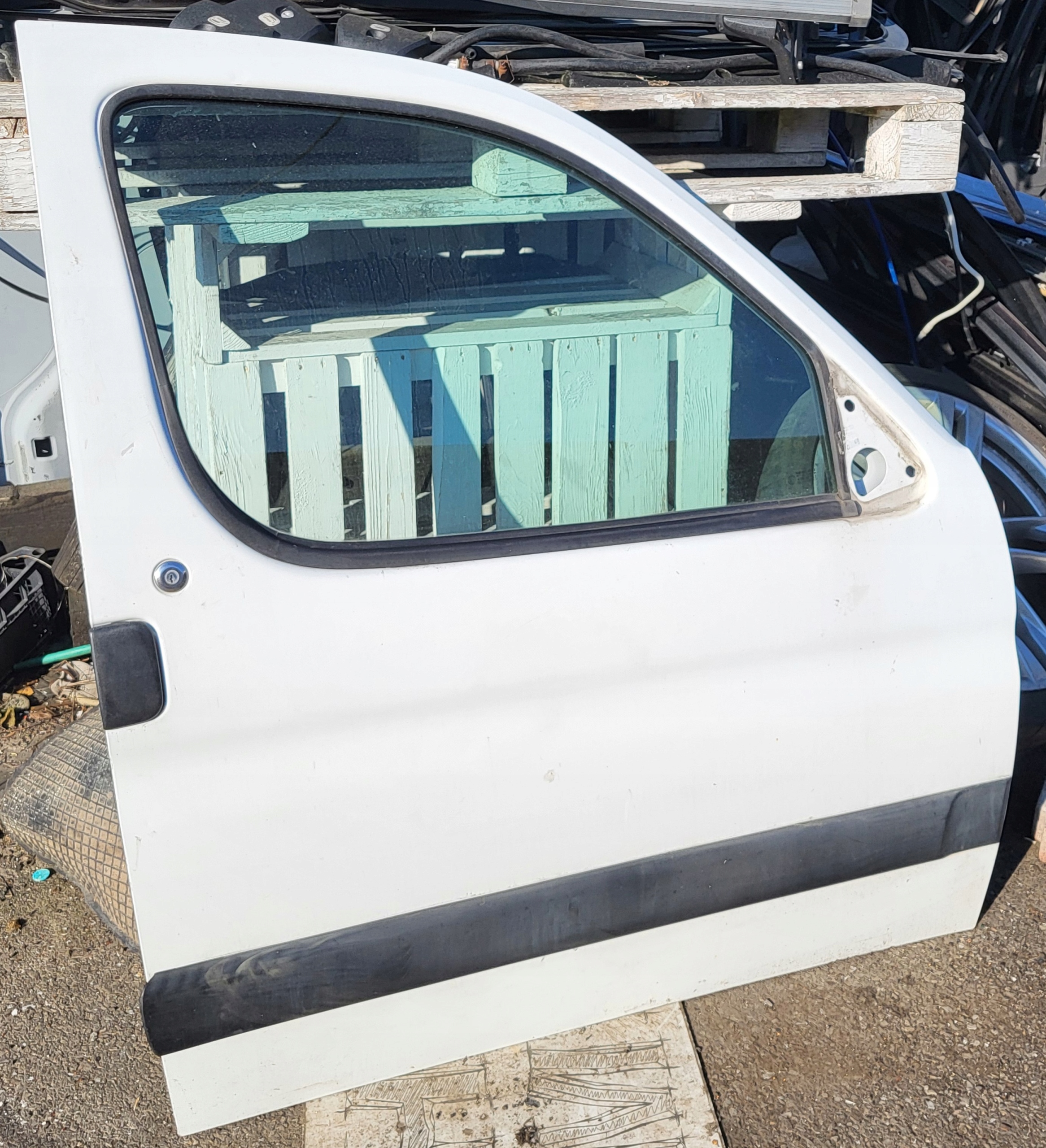 door window lock right front PEUGEOT PARTNER and LIFT BIALE complete OE