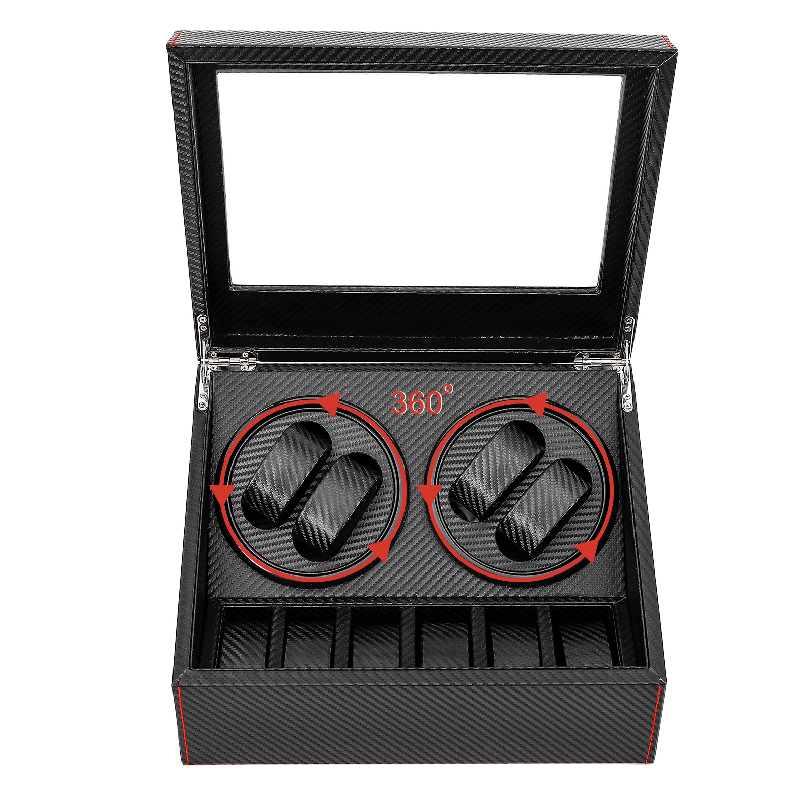 ROTOMAT ETUI SZKATUŁKA NA 4+6 ZEGARKI AUTOMATYCZNE Liczba miejsc rotujących 2