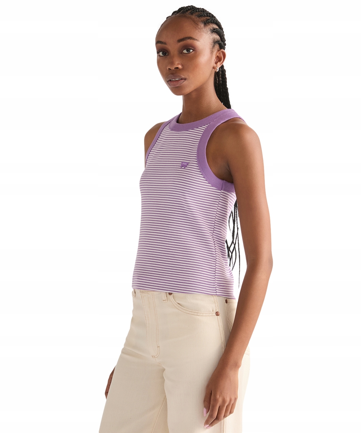 Tričko Wrangler Ringer Tank 112378086 Bellflower S