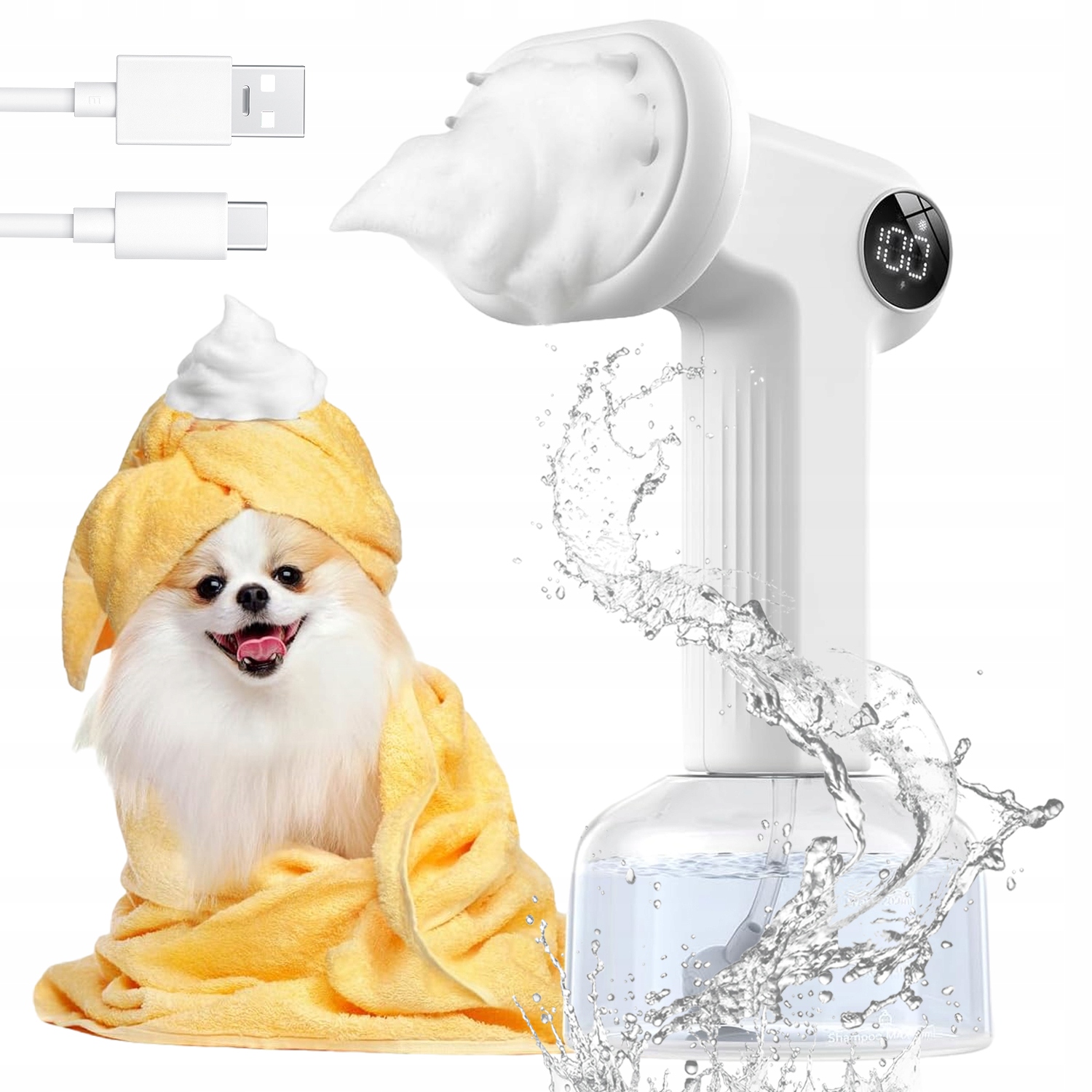 Levně Elektrický Pěnový Stroj – Čisticí Stroj, Rozprašovač Pěny