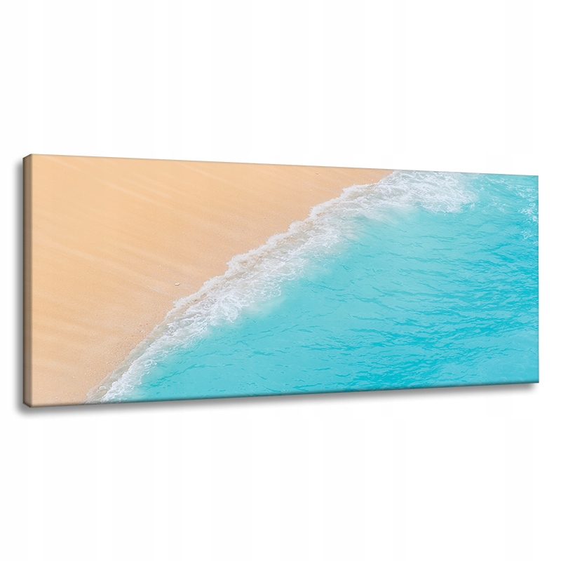 Obraz na plátně Pláž Klidná voda Slunce 120x60 cm Ideální jako dárek