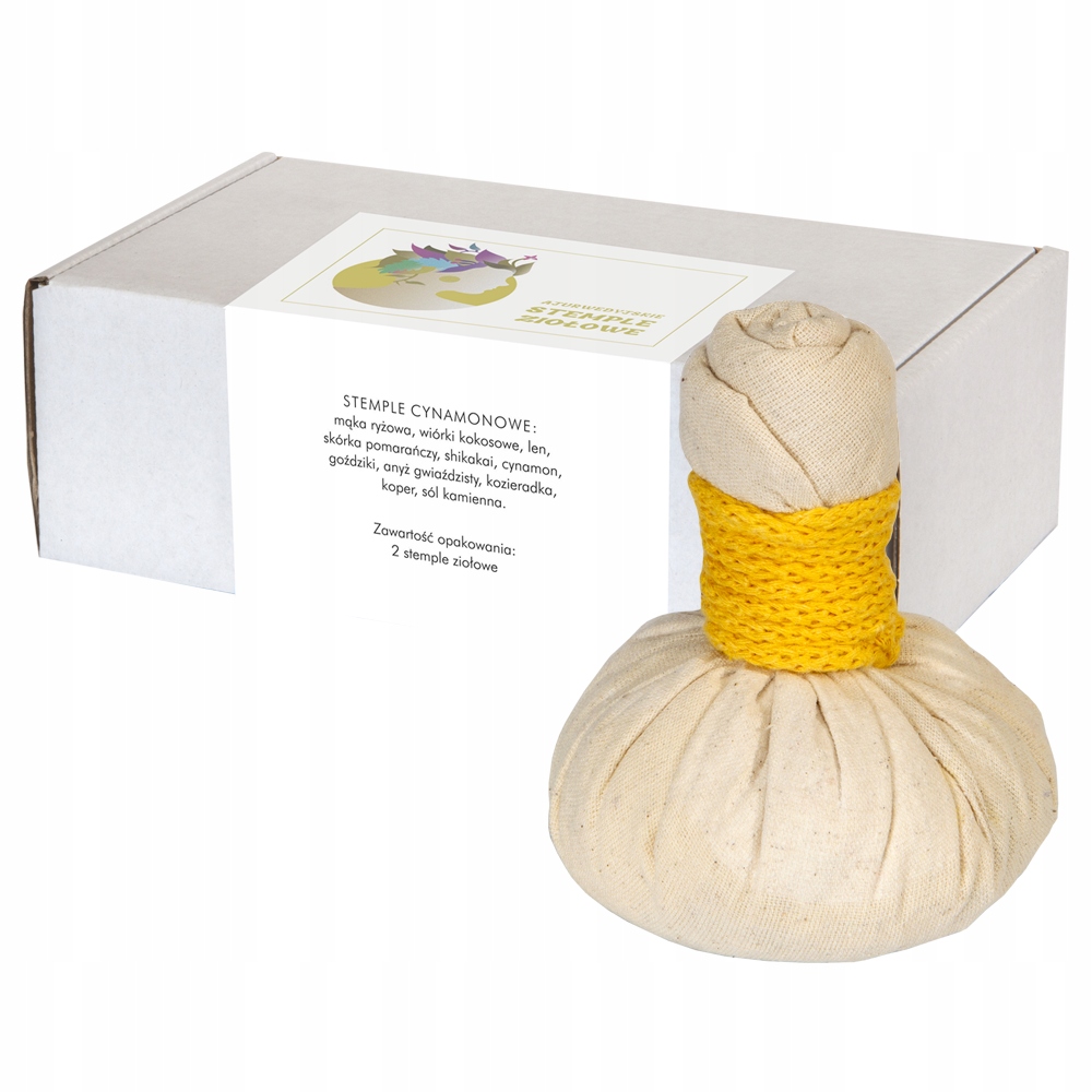 Ajurwedyjskie stemple ziołowe cytrynowe 2 sztuki.