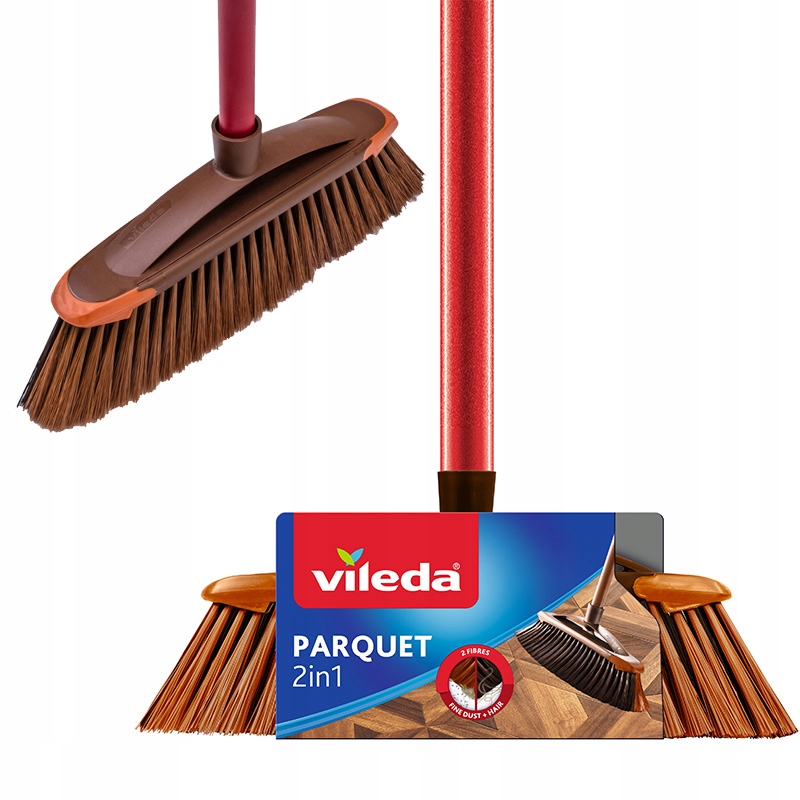 

Szczotka Do Parkietu Vileda 2w1 Z Drążkiem Kij
