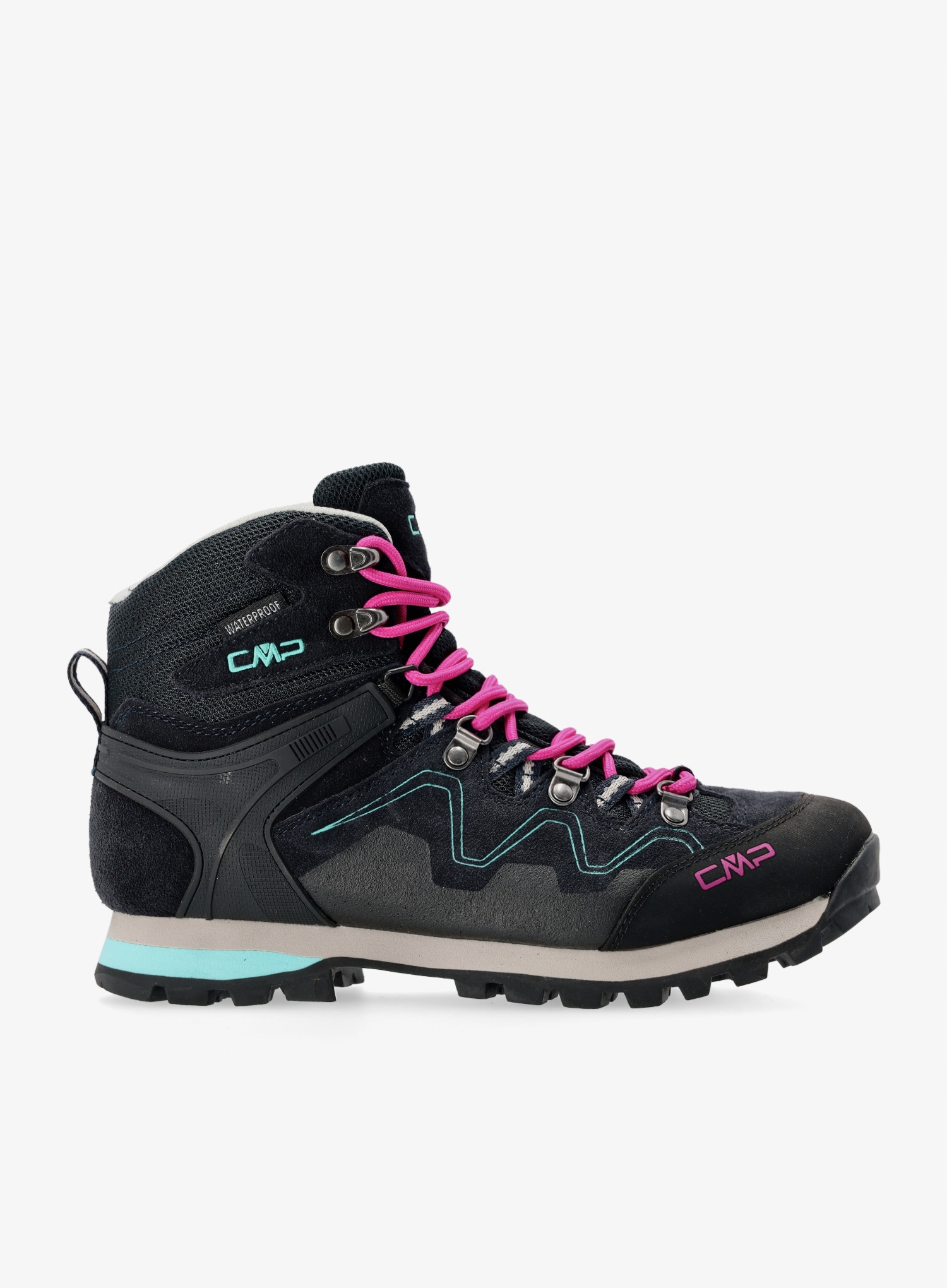 Dámské turistické boty Cmp Athunis Mid Wp antracite/aqua 36