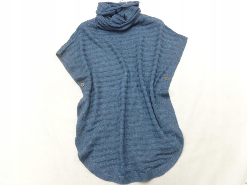 36-38 MAPP JEANS PONCZO DZIANINOWE GOLF F265