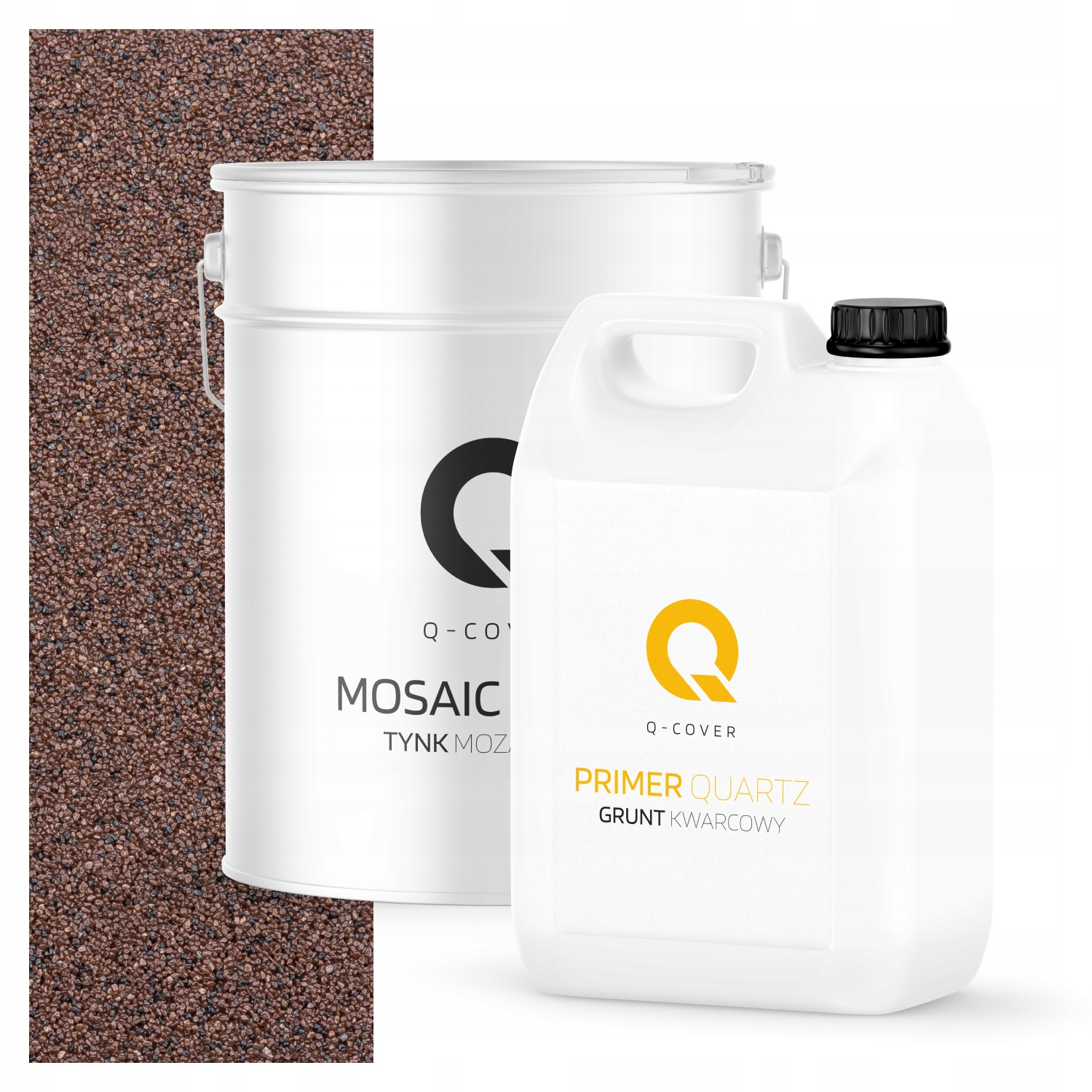 Mozaiková Dekorativní Omítka penetrační nátěr Sada 3.3m2 tmavě hnědá M81