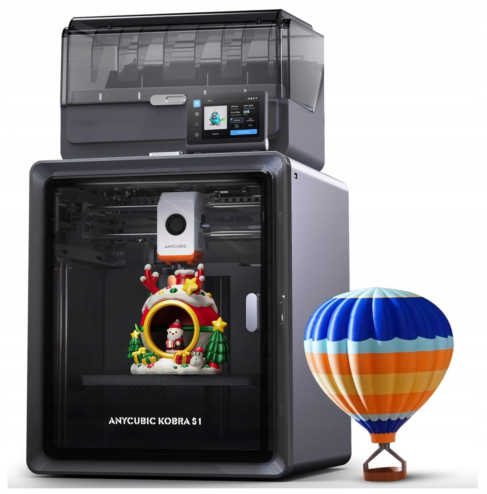 3D tiskárna Anycubic Kobra S1 Combo uzavřená vícebarevná Ace Pro